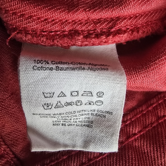 Free People Rumors Denim Jacket In Strawberry Spritz Medium - Picture 9 of 10